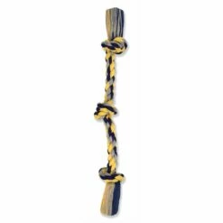 Mammoth Flossy Chews 3 Knot Tug [Small] (Assorted Colours)