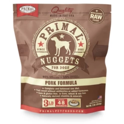 Primal Nuggets Pork Formula Raw Dog Food [3lb]