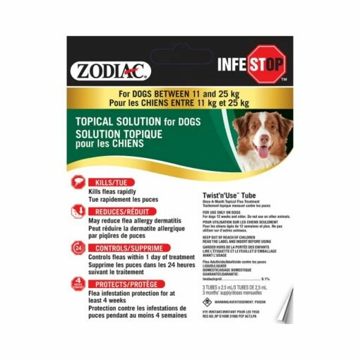 Zodiac Infestop Topical Solutions For Dogs [Between 11-25kg] -MRPETS Shop 54436283