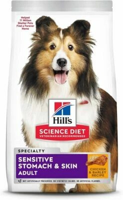 Hill's Science Diet Sensitive Stomach & Skin Chicken Adult Dog Food, 4lb