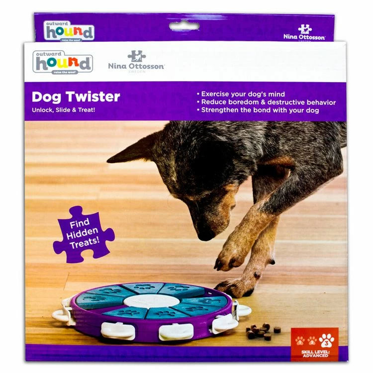 Outward Hound Nina Ottosson Dog Twister Purple 3 Outward Hound Nina Ottosson Dog Twister Purple