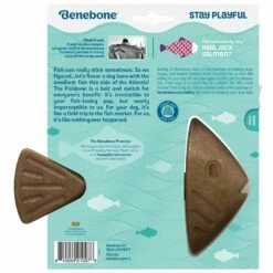 Benebone Fishbone [Medium] -MRPETS Shop fishbone med back