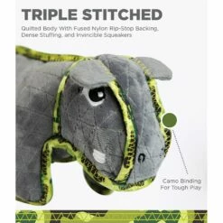 Outward Hound Xtreme Seamz Hippo Gray [Medium] -MRPETS Shop hippo 3