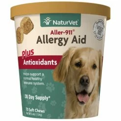 NaturVet Aller-911 Allergy Aid + Antioxidants [70 Tablets]