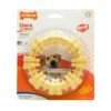 Nylabone Dura Chew Textured Ring Chicken Flavoured [Regular] -MRPETS Shop ncf315p 018214823384