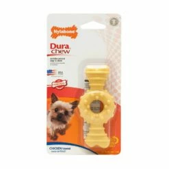 Nylabone Dura Chew Textured Ring Bone Chicken Flavoured [Petite]