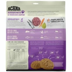 Acana Freeze-Dried Patties Duck Dog Food [397g] -MRPETS Shop ns acana freeze dried patties duck recipe back 397g