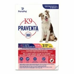 ParaPet K9 Praventa 360 Flea & Tick Treatment For Large Dogs [3 Tubes]