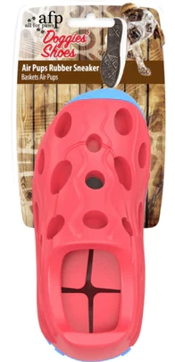 All For Paws Air Pups Rubber Sneaker Chew Toy, 5.9x2" -Medium