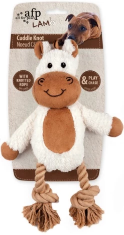 All For Paws Lambswool Cuddle Cracker -MRPETS Shop rope3