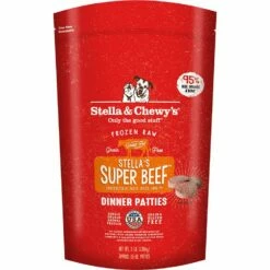 Stella & Chewy's Frozen Raw Dinner Patties Stella's Super Beef Dog Food [3lb]