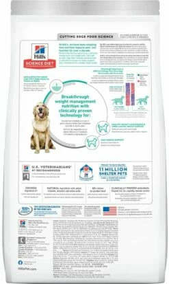 Hill's Science Diet Perfect Weight Chicken Adult Dog Food, 25lb -MRPETS Shop sdpw2 2