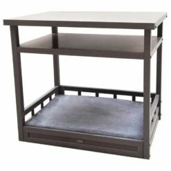 New Age Pet Sundown Nightstand Pet Bed Grey