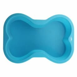 Puppy Cake Silicone Cake Pan Dog Bone Shaped Blue