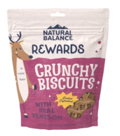 Natural Balance Crunchy Biscuits With Real Venison [397g]