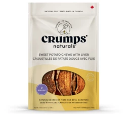 Crumps' Naturals Sweet Potato & Liver Chews, 330g