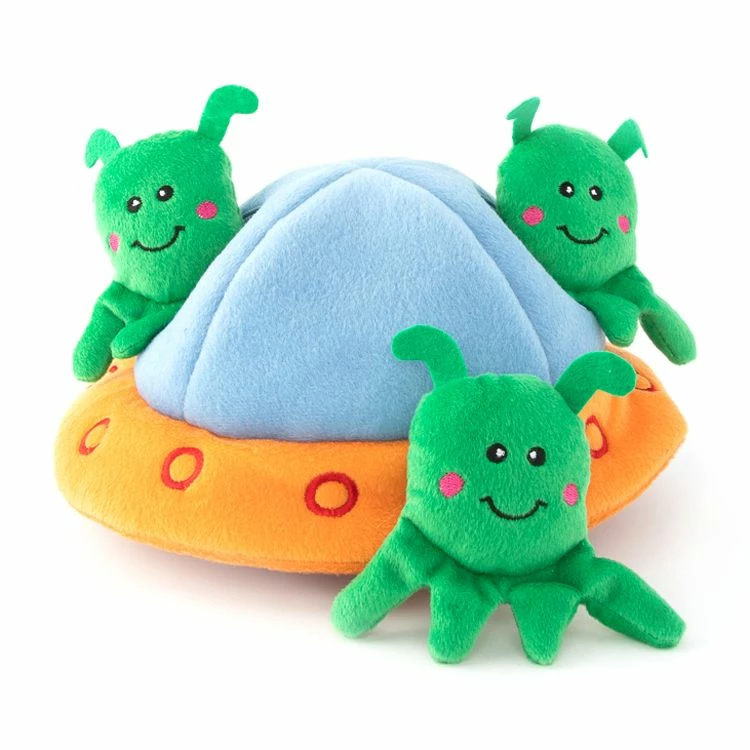 ZippyPaws Burrow Aliens In UFO 3 ZippyPaws Burrow Aliens In UFO